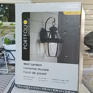 Portfolio outdoor wall lantern